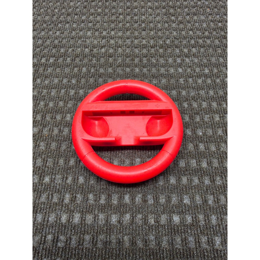 Hyperkin Racing Wheel Set for Nintendo Wii Remote Red Steering Wheel Attachment